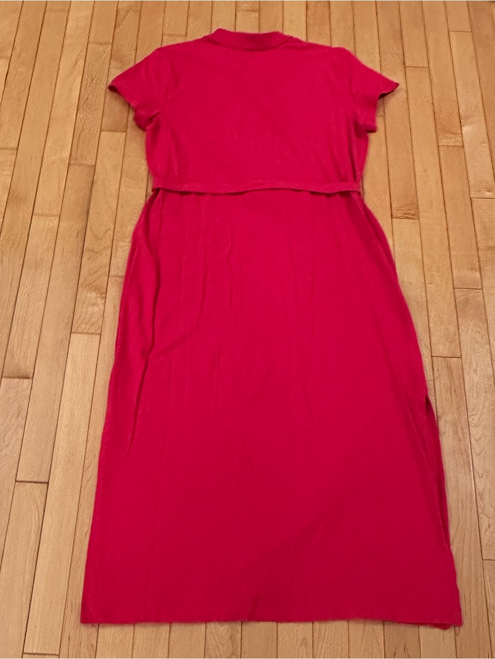 Talbots Polo Style Maxi Dress w/(optional) Tie Waist; NWT, Sz XL - Picture 8 of 10